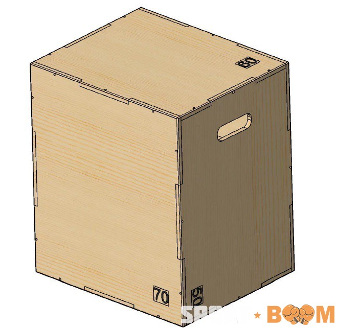 Универсальный PlyoBox фанера Profi-Fit 3 в 1 50-60-75 см.