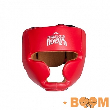 Шлем для бокса Боецъ красный