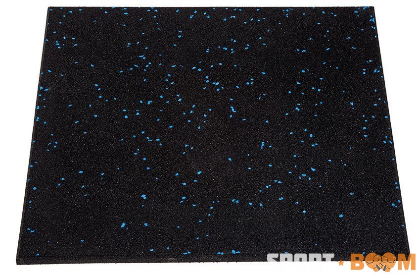 Коврик Profi-Fit  500*500*15 мм. резиновый черный с цветными вкраплениями