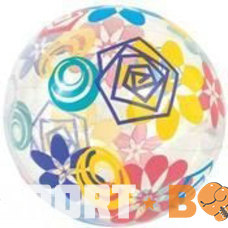 Мяч прозрачный с рисунком d-41-61 см. 3 разных дизайна