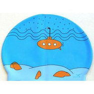 Шапочка для плавания детская подводная лодка