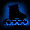 Роликовые коньки раздвижные FANTOM Blue LED подсветка колес